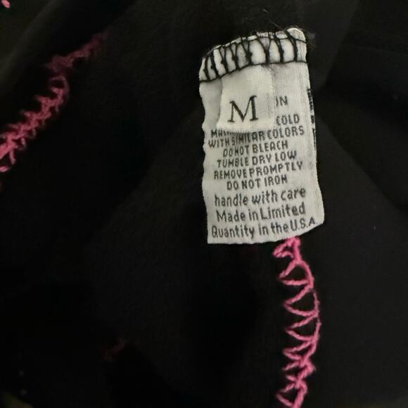 Lauren Moshi Jocelyn Neon Line Tiger drop shoulder pullover OVERSIZED M sweater - Picture 7 of 14